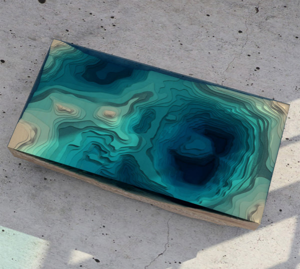環氧樹脂河流工藝品制作教程
